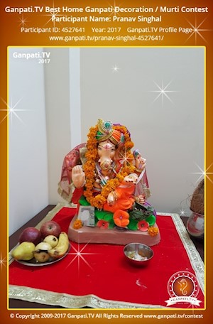 Pranav Singhal Home Ganpati Picture