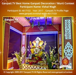 Vishal Wagh Home Ganpati Picture