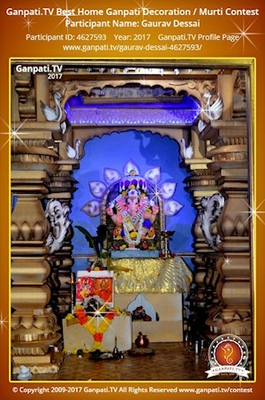 Gaurav Dessai Home Ganpati Picture