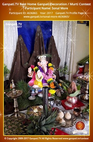 Sonal More Home Ganpati Picture