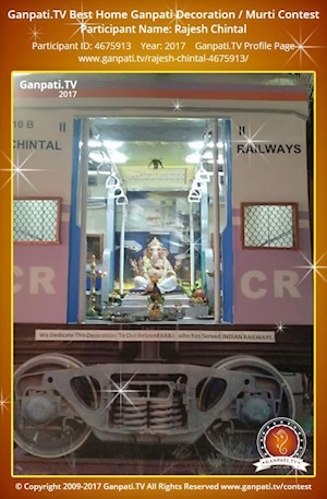 Rajesh Chintal Home Ganpati Picture