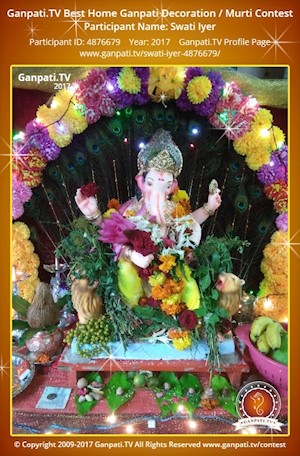 Swati Iyer Home Ganpati Picture
