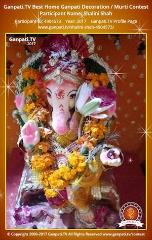 Shalini Shah Home Ganpati Picture