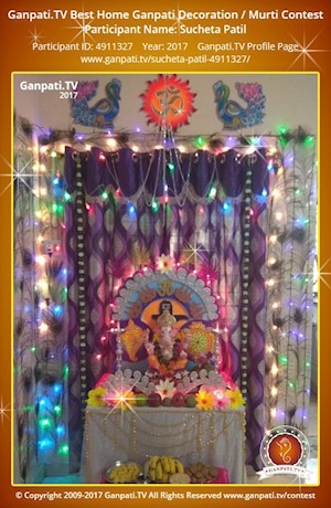 Sucheta Patil Home Ganpati Picture