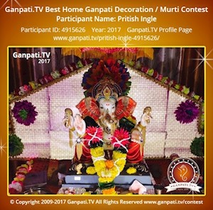 Pritish Ingle Home Ganpati Picture