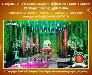 Jigish Mehta Home Ganpati Picture