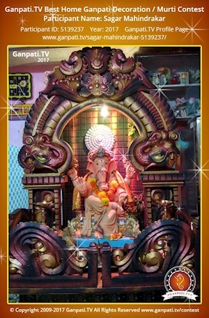 Sagar Mahindrakar Home Ganpati Picture