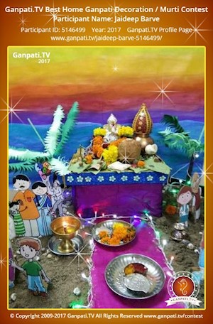 Jaideep Barve Home Ganpati Picture