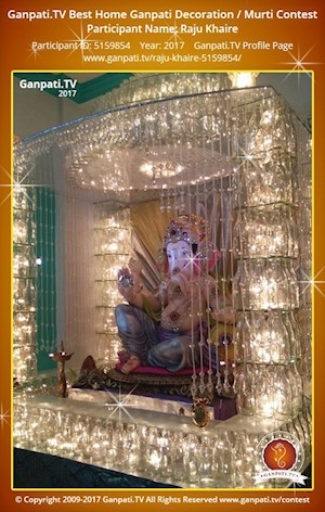 Raju Khaire Home Ganpati Picture