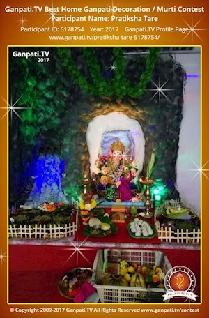 Pratiksha Tare Home Ganpati Picture