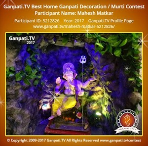 Mahesh Matkar Home Ganpati Picture