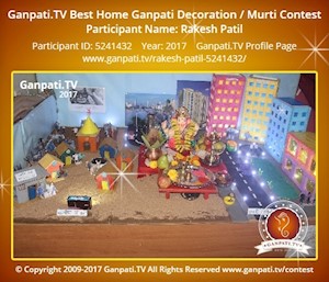 Rakesh Patil Home Ganpati Picture