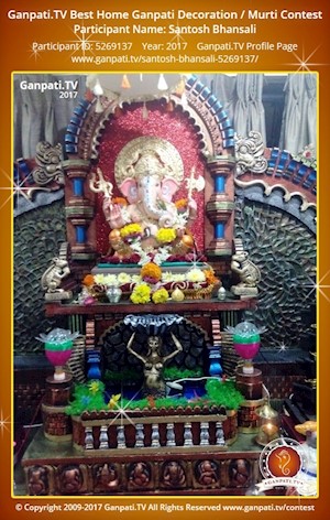 Santosh Bhansali Home Ganpati Picture