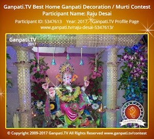 Raju Desai Home Ganpati Picture