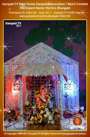 Ruchira Bhangale Home Ganpati Picture