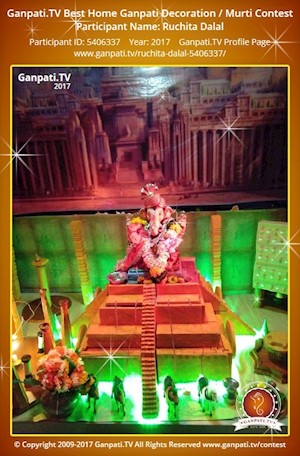 Ruchita Dalal Home Ganpati Picture