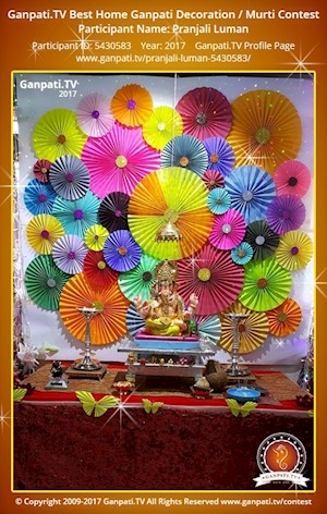 Pranjali Luman Home Ganpati Picture