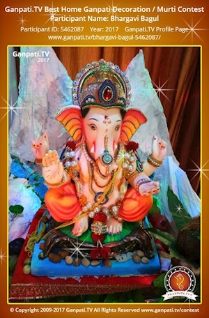 Bhargavi Bagul Home Ganpati Picture