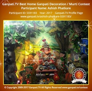 Ashish Phatkare Home Ganpati Picture