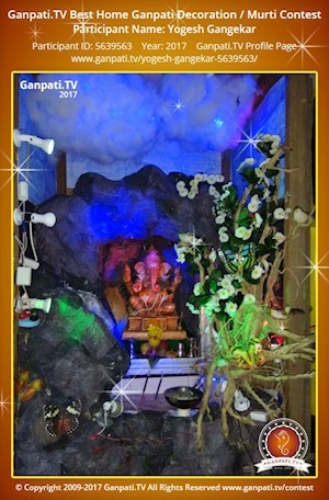 Yogesh Gangekar Home Ganpati Picture