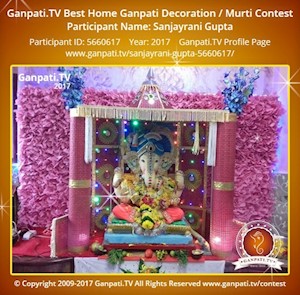 Sanjayrani Gupta Home Ganpati Picture
