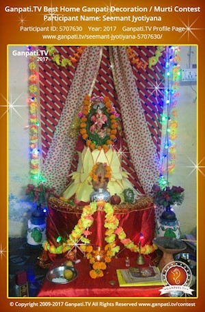 Seemant Jyotiyana Home Ganpati Picture