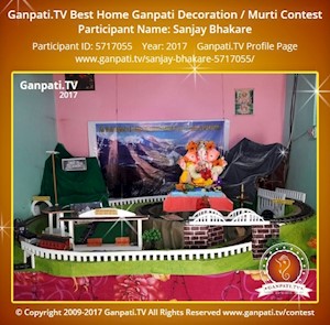 Sanjay Bhakare Home Ganpati Picture