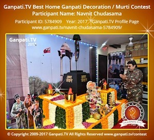Navnit Chudasama Home Ganpati Picture