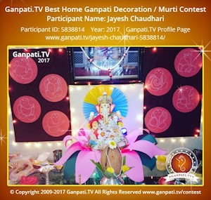 Jayesh Chaudhari Home Ganpati Picture