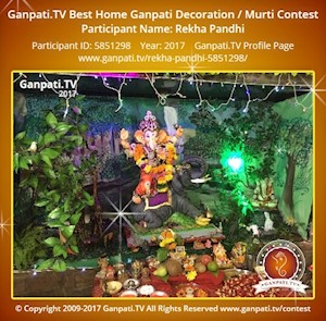 Rekha Pandhi Home Ganpati Picture