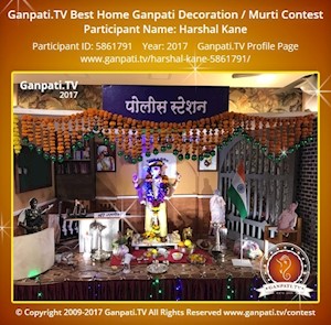 Harshal Kane Home Ganpati Picture
