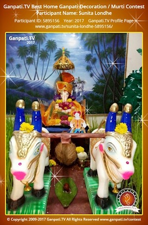Sunita Londhe Home Ganpati Picture