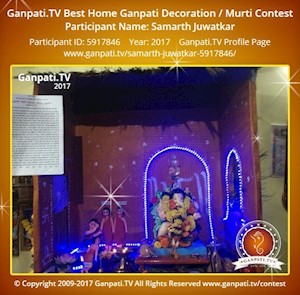 Samarth Juwatkar Home Ganpati Picture