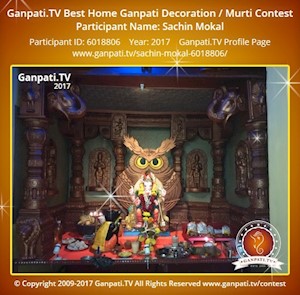 Sachin Mokal Home Ganpati Picture