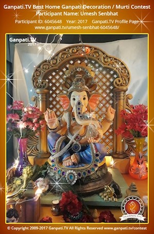 Umesh Senbhat Home Ganpati Picture