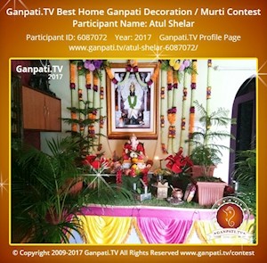 Atul Shelar Home Ganpati Picture