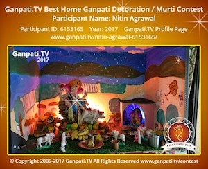 Nitin Agrawal Home Ganpati Picture