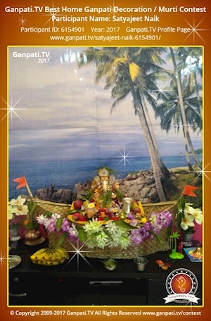 Satyajeet Naik Home Ganpati Picture