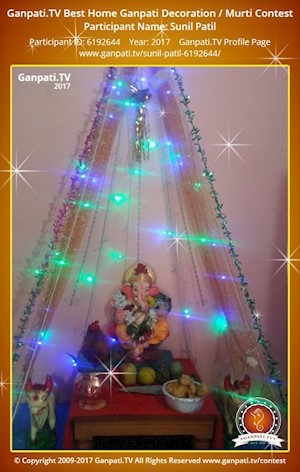 Sunil Patil Home Ganpati Picture