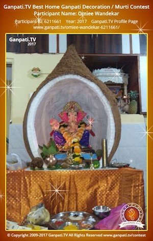 Omiee Wandekar Home Ganpati Picture