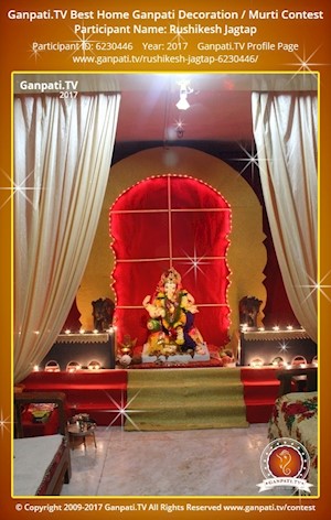 Rushikesh Jagtap Home Ganpati Picture