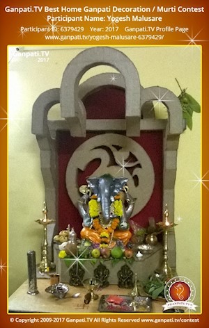 Yogesh Malusare Home Ganpati Picture