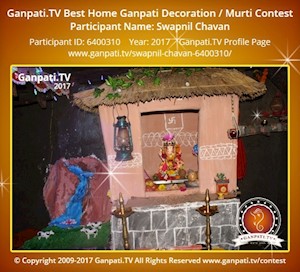 Swapnil Chavan Home Ganpati Picture