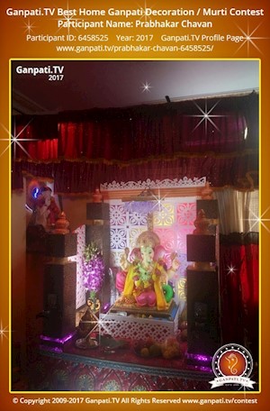 Prabhakar Chavan Home Ganpati Picture