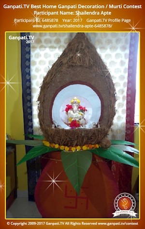 Shailendra Apte Home Ganpati Picture