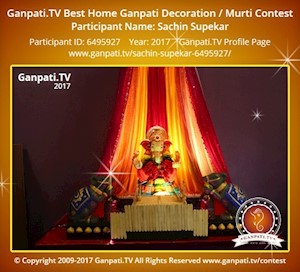 Sachin Supekar Home Ganpati Picture
