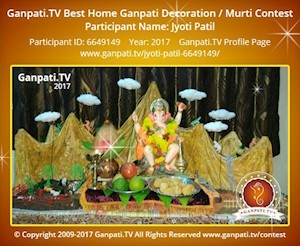 Jyoti Patil Home Ganpati Picture