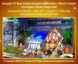 Pooja Patil Home Ganpati Picture