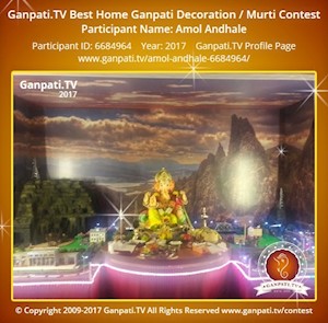 Amol Andhale Home Ganpati Picture