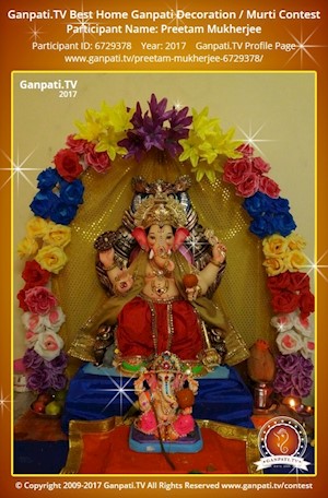 Preetam Mukherjee Home Ganpati Picture